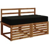  Jastuk za sjedalo SOEST 100% poliester Crna 120 x 60 x 15 cm | shoptok.hr