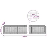  Gabion s žicom debljine 3 5 mm i mrežom 5x2 5 cm 400x100x50 cm - 100 cm 50 cm 400 cm | shoptok.hr