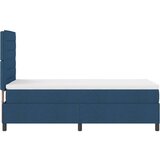 Vzmetnica z box spring temno modra 100x200 cm tkanina, (22081183) | Shoptok.si