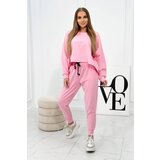 Kesi Set 2-piece sweatshirt + trousers light pink Cijene