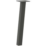  Noge za klubsko mizico 4 kosi antracitne 42 cm jeklo | Shoptok.si