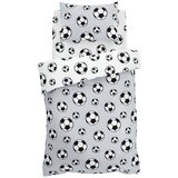 Catherine Lansfield Svetlo siva otroška posteljnina za zakonsko posteljo iz flisa 200x200 cm Football – | Shoptok.si