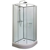 Ferotehna Kompletna tuš kabina Bianca (D x Š x V: 80 x 80 x 195 cm, Savijeni oblik, Bijele boje) | shoptok.hr