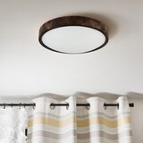 Brilagi plafonsko svetlo carvalho slim smokey 2xE27/60W/230V hrast pr. 37,5 cm | Eponuda.com