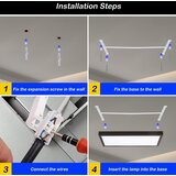  Brilagi - LED prigušiva svetiljka FRAME SMART LED/30W/230V crna IP44 + daljinski upravljač | Eponuda.com