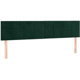  Krevet s oprugama i madracem tamnozeleni 200x200 cm baršunasti | shoptok.hr