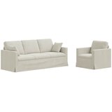  Set sofe 2 pcs Krema 198 x 78 x 80 cm Baršun | Eponuda.com