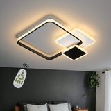 Nettlife LED stropna svetilka 45*41 cm, 46 W, 3000 K–6000 K, zatemnljiva, črna, z dizajnom za spalnico, pisarno, kuhinjo, (22111239) | Shoptok.si