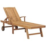 Maison Chic Ležalnik - Sončna ležalnik iz trdne tikovine, (22043407) | Shoptok.si