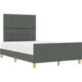  Postelja Temno Siva 120x190 cm Tekstil, (22049159) | Shoptok.si