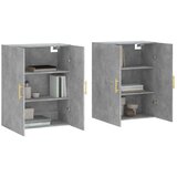  Zidni ormarići 2 kom siva boja betona 69 5 x 34 x 90 cm | shoptok.hr