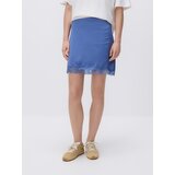 Reserved Suknja s čipkom - plava | shoptok.hr