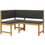  3-delni vrtni bistro set s blazinami iz trdega akacijevega lesa, (22015563) | Shoptok.si