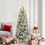  Umjetno božićno drvce Bijela 180 cm PVC, plastika, čelik i PE | shoptok.hr