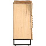  Komoda od masivnog grubog drva manga 60 x 34 x 75 cm | shoptok.hr