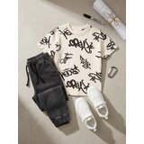 Sinsay Pamučne majice s graffiti printom 2 pack | shoptok.hr