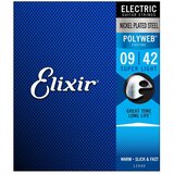 Elixir Žice za električnu gitaru 12000 Super Light, .009-.042, Polyweb Cene
