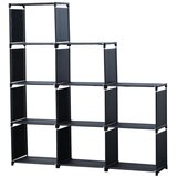 Herzberg HG-03350 modularni stojalo za shranjevanje s 9 policami 125 x 125 cm u