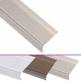  Rubnjaci za stepenice L-oblika 15 kom aluminijski 90 cm bež | shoptok.hr