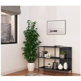 Støraa Črn kovinski regal 100x80 cm Charleston – | Shoptok.si