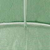  Staklenik s čeličnim okvirom zeleni 88 m² 22 x 4 x 2 m | shoptok.hr