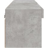 TV ormarić s LED svjetlima siva boja betona 80x30x30 cm | shoptok.hr