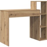 vidaXL Stol za računalo Umjetni hrast Konstruirano drvo Standardna | shoptok.hr