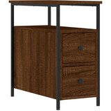 Maison Chic Nočna omarica - Nočna miza rjavi hrast 30x60x60 cm inženirski les, (21689805) Cene