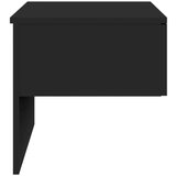  Zidni noćni ormarići 2 kom crni | shoptok.hr