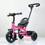 Playtime Dečiji tricikl Happybike 448 roze sa ručkom za guranje | ePonuda.com