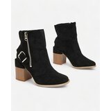 Resti Black eco-suede women's high stiletto boots Acimra | ePonuda.com