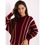Factory Price Sweater-IT-SW-93115.13-burgundy | Shoptok.si