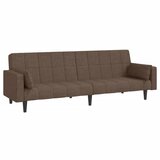  The Living Store Kavč dvosed z ležiščem in dvema blazinama taupe blago - Raztegljiv Kavč, (21494430) | Shoptok.si