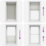 vidaXL Plisirana roleta svijetlosiva 75x150 cm širina tkanine 74,4 cm | shoptok.hr