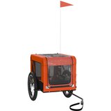 Prikolica za bicikl za ljubimce narančasto-crna tkanina/željezo | shoptok.hr