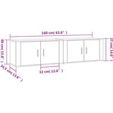  Zidni TV ormarići 2 kom siva boja betona 80x34 5x40 cm | shoptok.hr