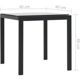  Ležalniki 2 kosa z mizico poli ratan in tekstil črni, (20592381) | Shoptok.si