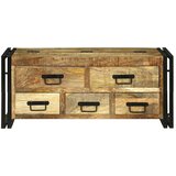  Kava Stol s ladicama Smeđa 90 x 50 x 38 cm Čvrsto drvo manga | shoptok.hr