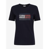Tommy Hilfiger Dark blue women's T-shirt with Print - Women | Shoptok.si
