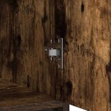  Komoda s ladicama dimljenog hrasta 80x34x76cm konstruirano drvo | shoptok.hr
