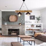 Opviq Hepsi İki Şapka Avize WalnutBlack Chandelier Cene