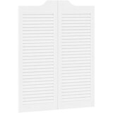  Vrata na rasklapanje Bijela 100 x 40 cm Masivna borovina | shoptok.hr