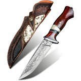  Damaskov lovački nož HARAHU KA - 29026 - Smeđa KP29026 | shoptok.hr