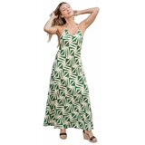 Isla Bonita By Sigris Dolge obleke Dolga Midi Obleka Zelena Cene