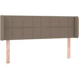  Vzglavje z ušesi taupe 147x16x78/88 cm blago, (20953434) | Shoptok.si
