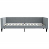  Dnevni krevet na razvlačenje svjetlosivi 90 x 200 cm od tkanine | shoptok.hr