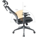 Yenkee Kancelarijska stolica crna/siva | Eponuda.com