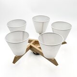  Brilagi - LED plafonski luster ANTHONY 5xE14/40W/230V hrast/bela | Eponuda.com