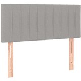  Okvir kreveta s oprugama i madrac svjetlosivi 80x200cm tkanina | shoptok.hr