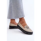 S. BARSKI Shiny Women's Leather Loafers on Platform S.Barski | Shoptok.si